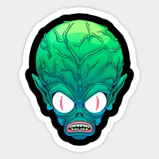 Saucer man Sticker